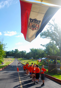 Racers and Flag