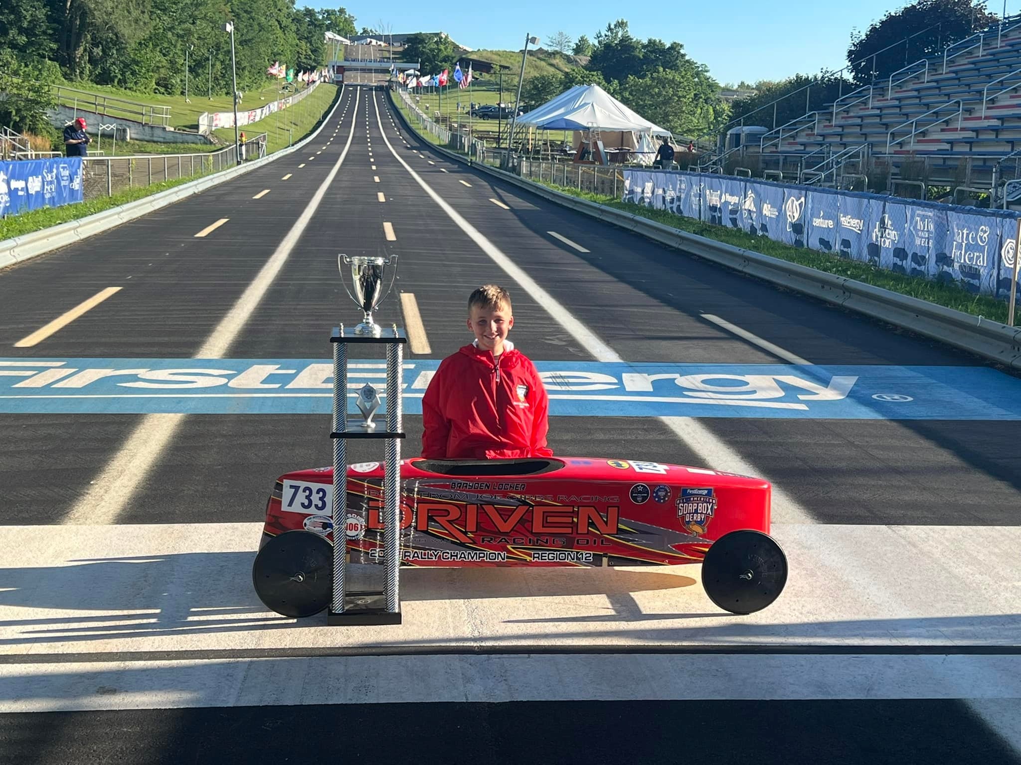 Brayden Locher Crowned 2022 FirstEnergy All-American Soap Box Derby Champ